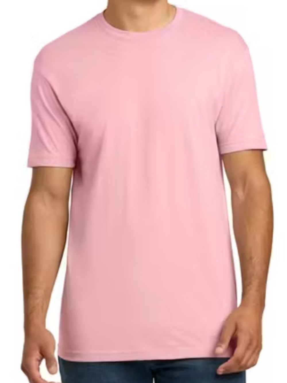 Next Level Apparel 3600 Unisex Fine Jersey Tee Pink M